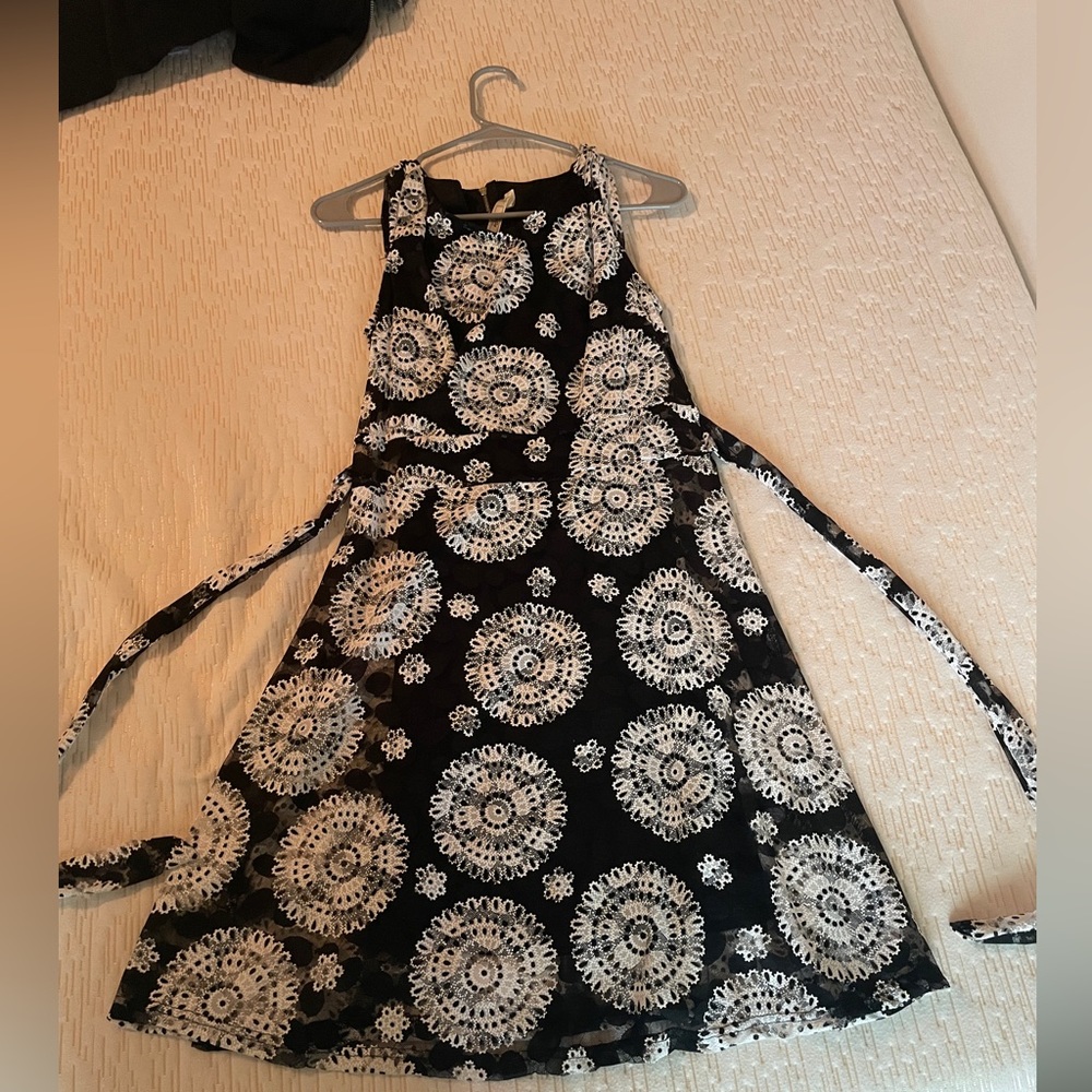 Black and White floral dress